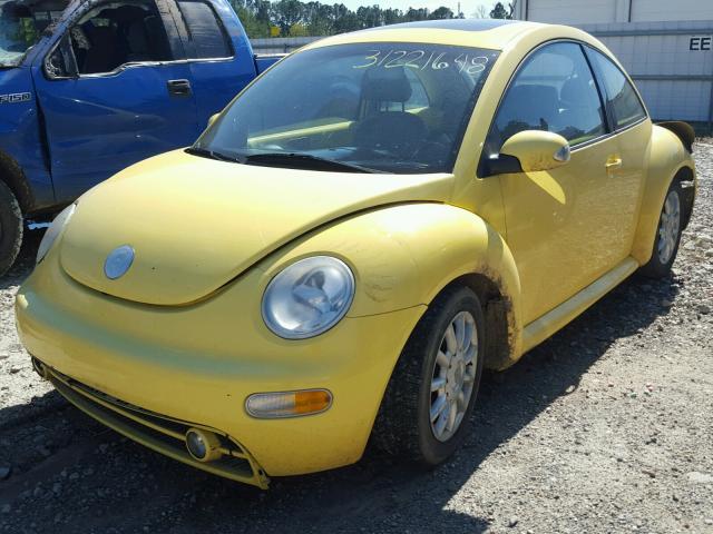 3VWCK31C44M409037 - 2004 VOLKSWAGEN NEW BEETLE 黄色 照片 2