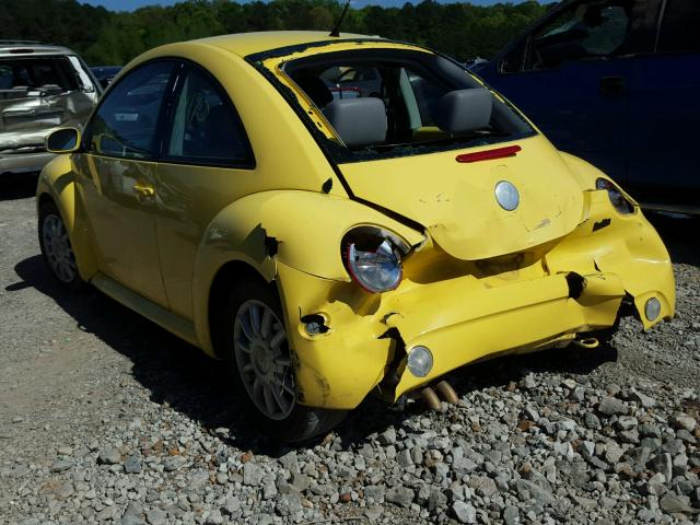 3VWCK31C44M409037 - 2004 VOLKSWAGEN NEW BEETLE 黄色 照片 3