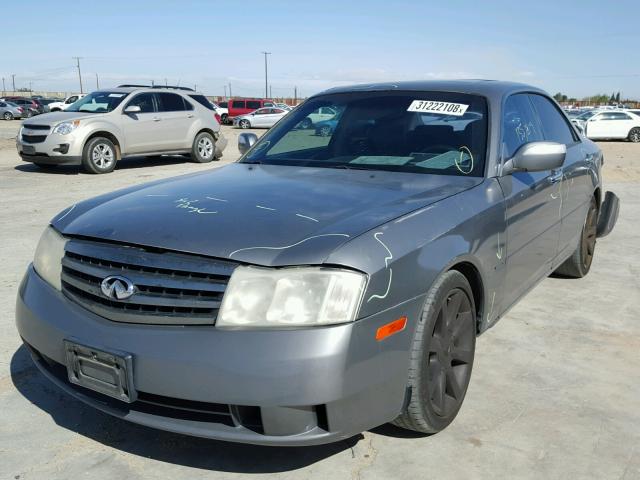 JNKAY41E63M005309 - 2003 INFINITI M45 CHARCOAL photo 2