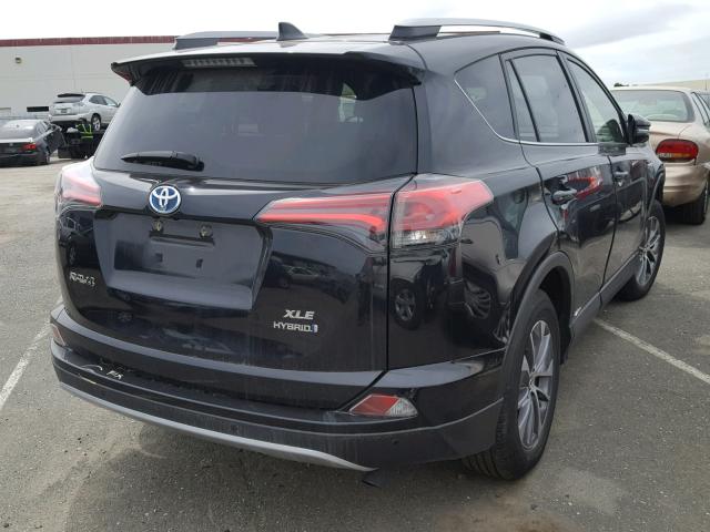 JTMRJREV0HD072219 - 2017 TOYOTA RAV4 HV LE BLACK photo 4