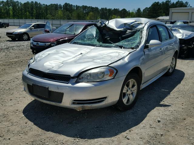 2G1WA5E34E1144114 - 2014 CHEVROLET IMPALA LIM SILVER photo 2