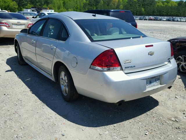 2G1WA5E34E1144114 - 2014 CHEVROLET IMPALA LIM SILVER photo 3