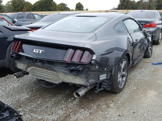 1FA6P8CF3G5279760 - 2016 FORD MUSTANG GT GRAY photo 4