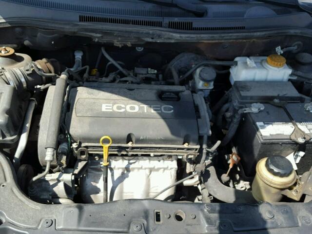 KL1TD5DE1BB199885 - 2011 CHEVROLET AVEO LS BLACK photo 7