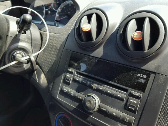 KL1TD5DE1BB199885 - 2011 CHEVROLET AVEO LS BLACK photo 9