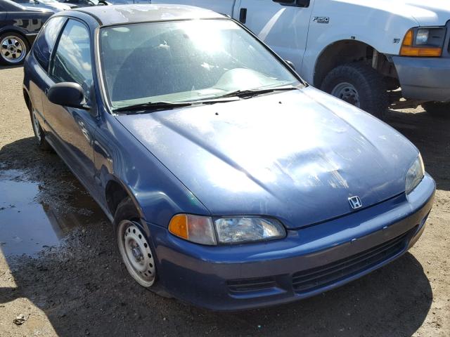 2HGEH2453NH557022 - 1992 HONDA CIVIC DX BLUE photo 1