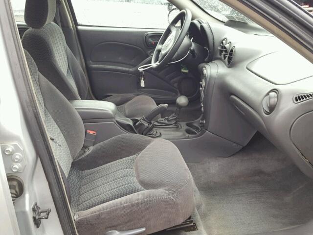 1G2NF52E02M634936 - 2002 PONTIAC GRAND AM S SILVER photo 5