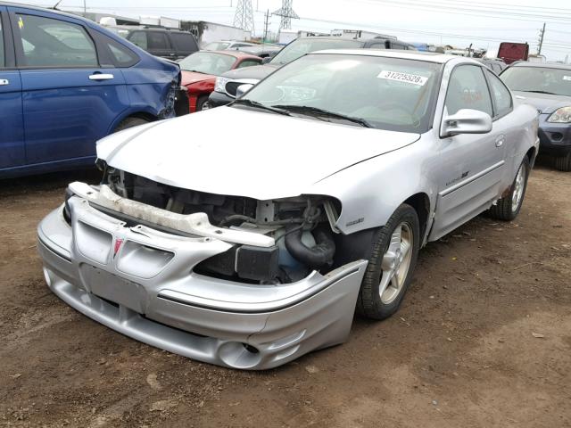 1G2NV12EX1M544736 - 2001 PONTIAC GRAND AM G SILVER photo 2