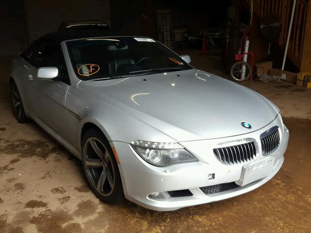 WBAEB535X8CX61551 - 2008 BMW 650 I SILVER photo 1