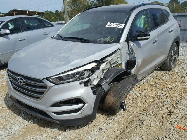 KM8J33A24GU151192 - 2016 HYUNDAI TUCSON LIM SILVER photo 2