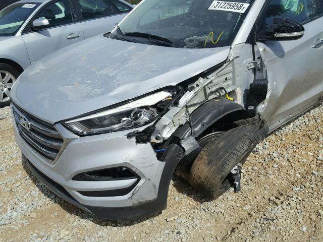 KM8J33A24GU151192 - 2016 HYUNDAI TUCSON LIM SILVER photo 9