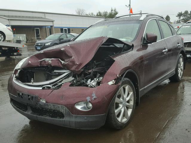 JN1AJ0HR6CM450434 - 2012 INFINITI EX35 BASE MAROON photo 2