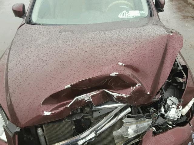 JN1AJ0HR6CM450434 - 2012 INFINITI EX35 BASE MAROON photo 7