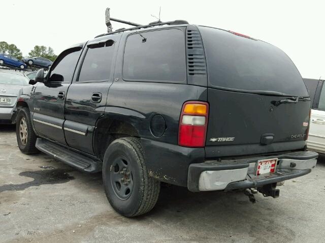 1GNEC13T71R126918 - 2001 CHEVROLET TAHOE C150 BLACK photo 3