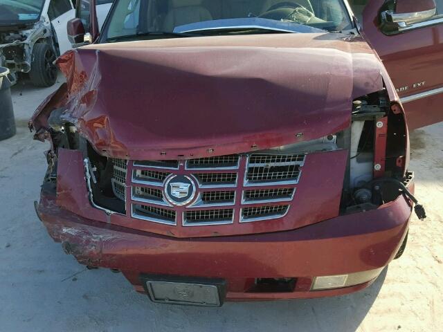 3GYFK62867G217157 - 2007 CADILLAC ESCALADE E MAROON photo 7