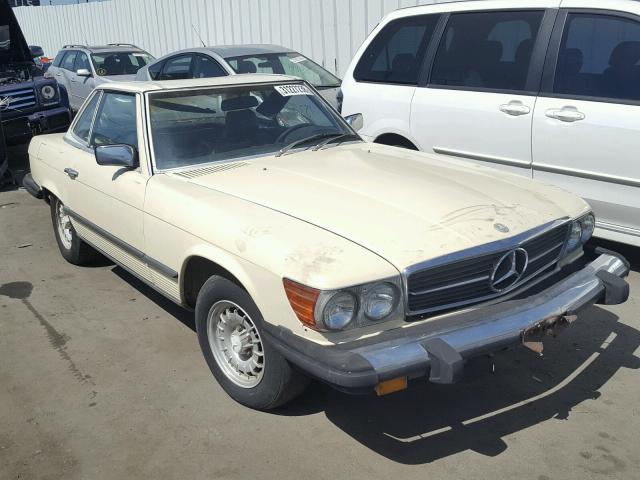 WDBBA45A0BB003422 - 1981 MERCEDES-BENZ 380 SL CREAM photo 1