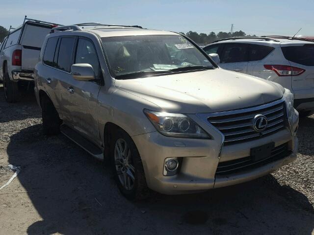 JTJHY7AX1D4116450 - 2013 LEXUS LX 570 BEIGE photo 1