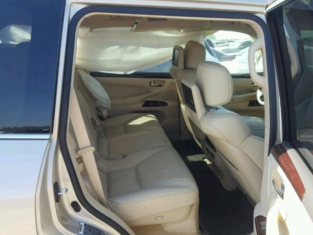 JTJHY7AX1D4116450 - 2013 LEXUS LX 570 BEIGE photo 6