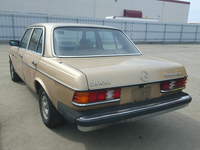 WDBAB33A4EA007473 - 1984 MERCEDES-BENZ 300 DT GOLD photo 3