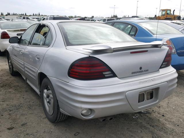 1G2NF52E41M609570 - 2001 PONTIAC GRAND AM S 银色 照片 3
