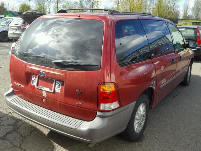 2FMZA5142YBC88421 - 2000 FORD WINDSTAR L RED photo 4