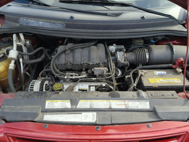 2FMZA5142YBC88421 - 2000 FORD WINDSTAR L RED photo 7