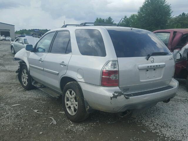 2HNYD18634H546583 - 2004 ACURA MDX TOURIN SILVER photo 3