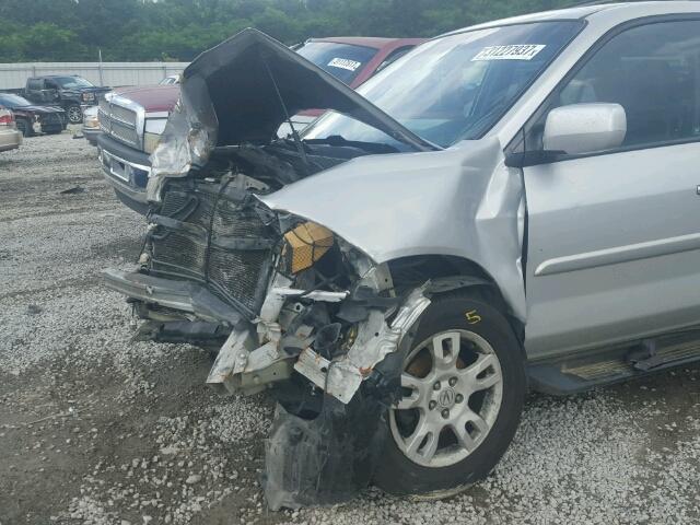 2HNYD18634H546583 - 2004 ACURA MDX TOURIN SILVER photo 9