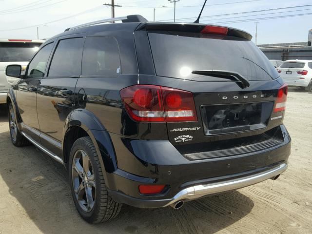 3C4PDCGG4FT557173 - 2015 DODGE JOURNEY CR BLACK photo 3