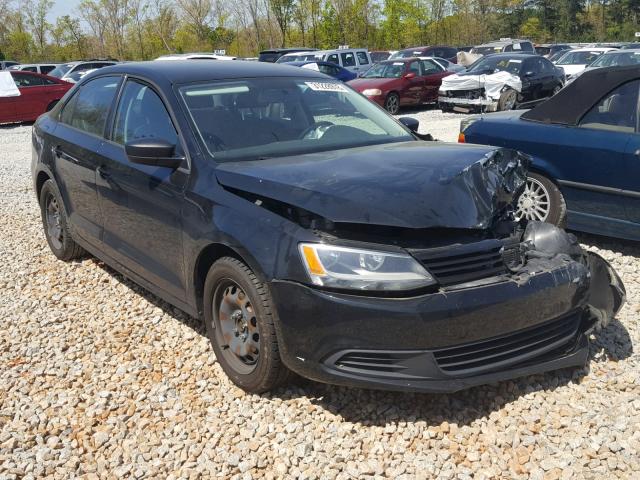 3VW2K7AJ6CM401666 - 2012 VOLKSWAGEN JETTA BASE 黑色 照片 1