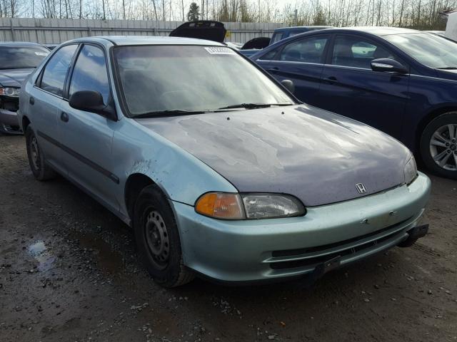 JHMEG8543NS018885 - 1992 HONDA CIVIC DX GREEN photo 1