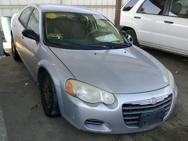 1C3EL46X06N216827 - 2006 CHRYSLER SEBRING SILVER photo 1