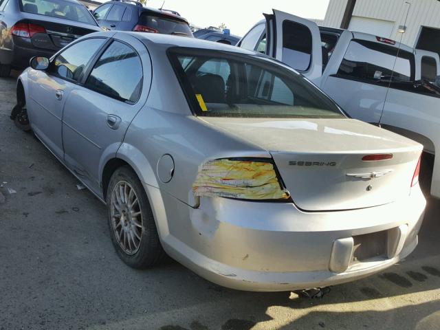 1C3EL46X06N216827 - 2006 CHRYSLER SEBRING SILVER photo 3