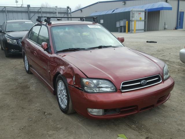 4S3BE656626203095 - 2002 SUBARU LEGACY GT RED photo 1