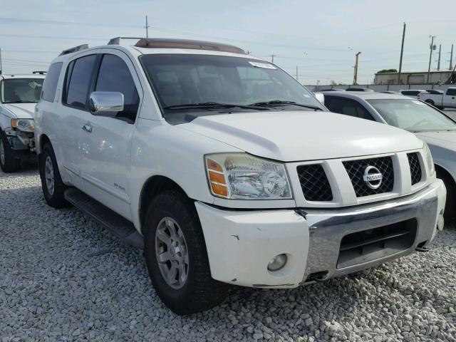 5N1AA08A64N742258 - 2004 NISSAN ARMADA SE WHITE photo 1