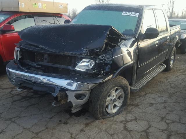 1FTRW08L62KB61237 - 2002 FORD F150 SUPER BLACK photo 2