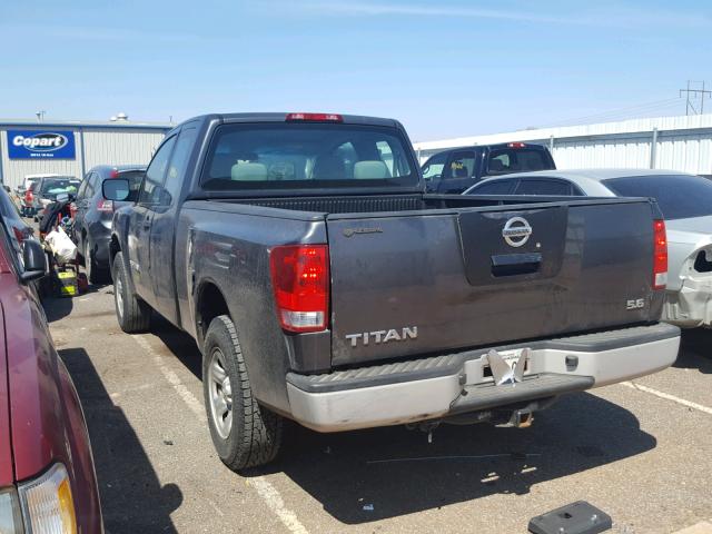 1N6BA06A37N223908 - 2007 NISSAN TITAN XE GRAY photo 3