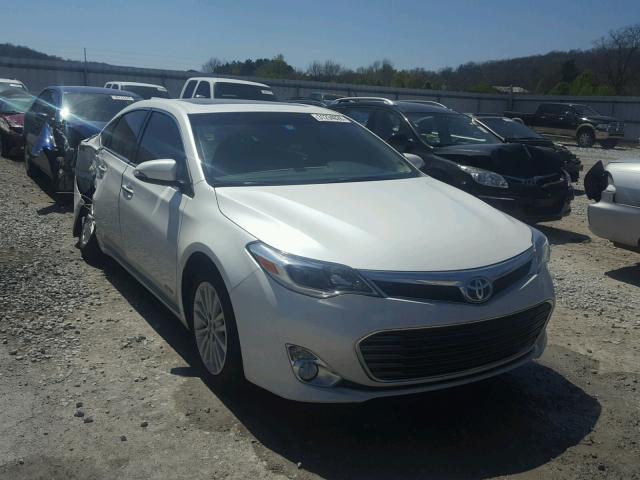 4T1BD1EB3EU030442 - 2014 TOYOTA AVALON HYB WHITE photo 1