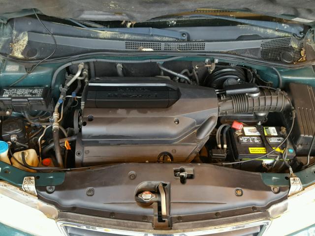 2HKRL18932H536826 - 2002 HONDA ODYSSEY EX GREEN photo 7