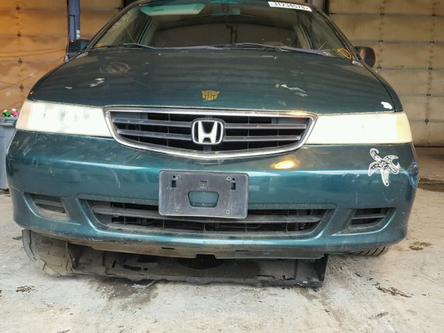 2HKRL18932H536826 - 2002 HONDA ODYSSEY EX GREEN photo 9