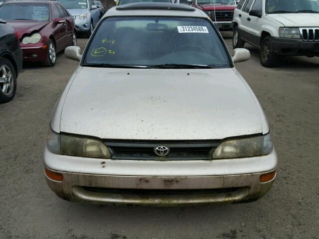 2T1AE00E2PC037682 - 1993 TOYOTA COROLLA LE 棕色 照片 9