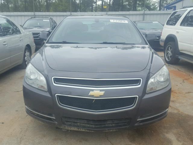 1G1ZC5E05CF251076 - 2012 CHEVROLET MALIBU 1LT CHARCOAL photo 9