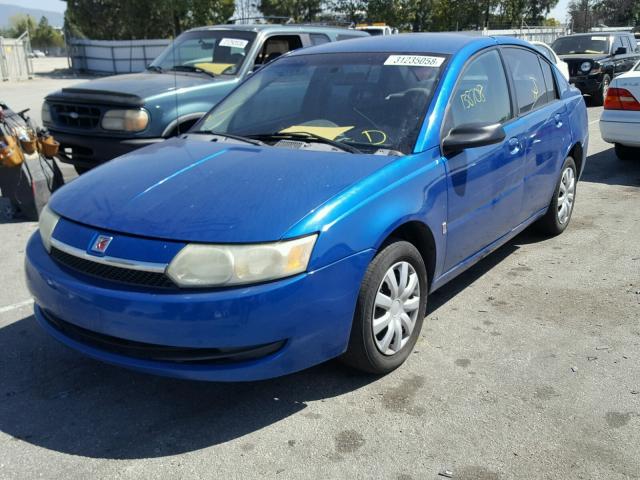 1G8AJ52FX4Z149592 - 2004 SATURN ION LEVEL BLUE photo 2