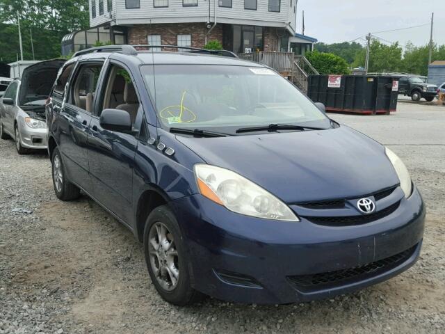 5TDBA23C46S062109 - 2006 TOYOTA SIENNA LE BLUE photo 1