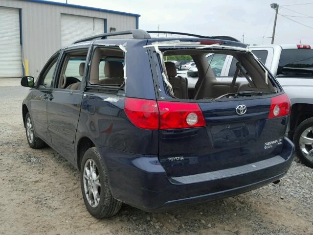 5TDBA23C46S062109 - 2006 TOYOTA SIENNA LE BLUE photo 3