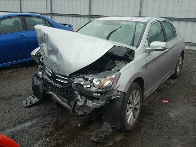 1HGCR2F84EA157089 - 2014 HONDA ACCORD EX- SILVER photo 2