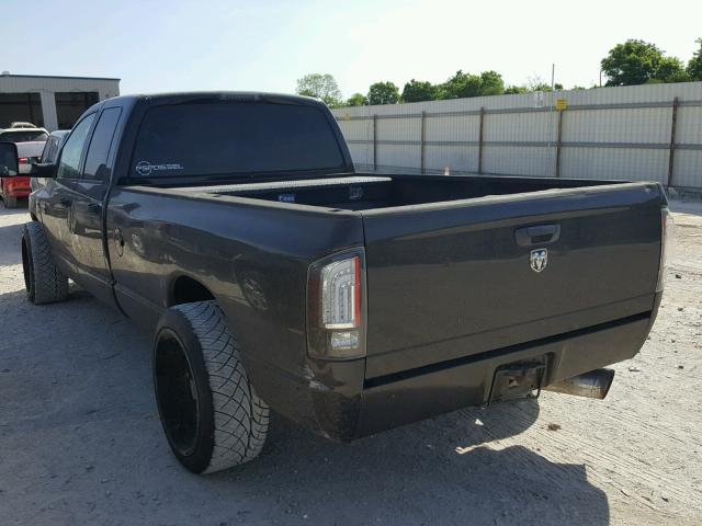 3D7KR28AX7G843447 - 2007 DODGE RAM 2500 S BLACK photo 3