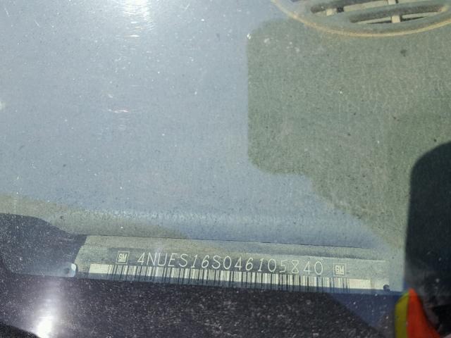 4NUES16S046105840 - 2004 ISUZU ASCENDER S 黑色 照片 10