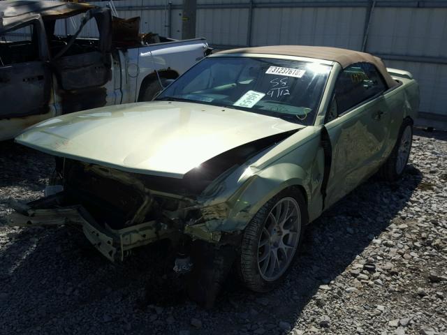 1ZVFT85H155163567 - 2005 FORD MUSTANG GT GREEN photo 2