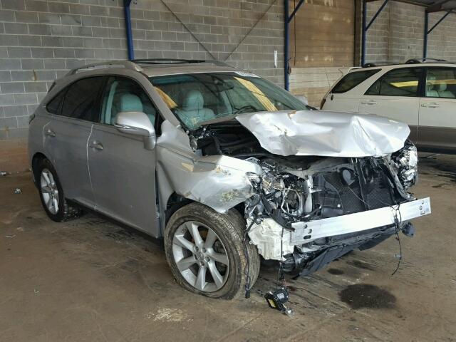 2T2ZK1BA2CC072773 - 2012 LEXUS RX 350 SILVER photo 1